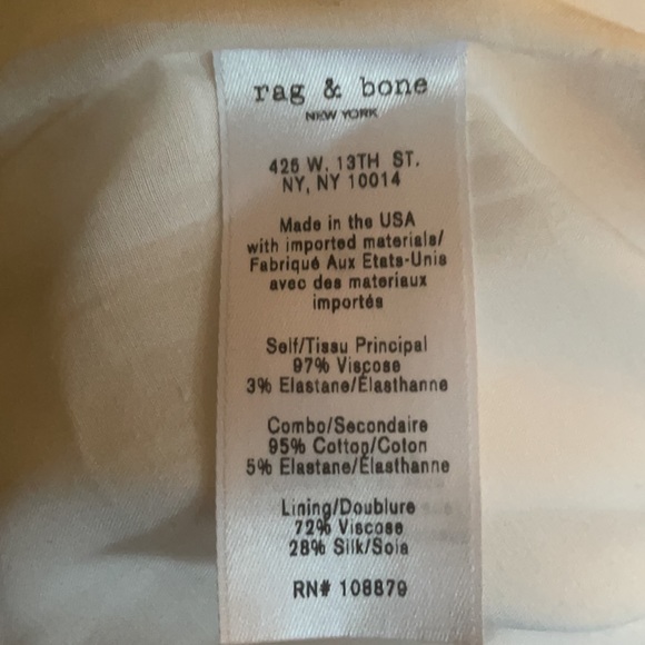 Rag & Bone Phoebe Cocktail Dress. Size 0 - Picture 10 of 10